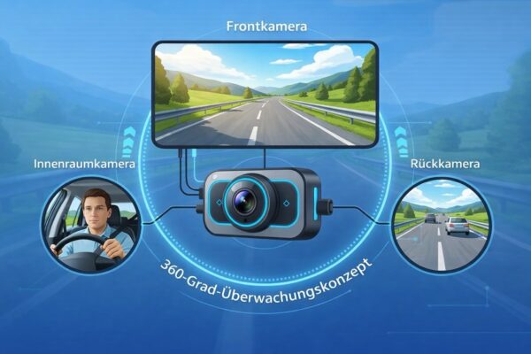 REDTIGER F17 3-Kanal Dashcam