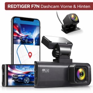 REDTIGER F7N Dashcam Vorne & Hinten