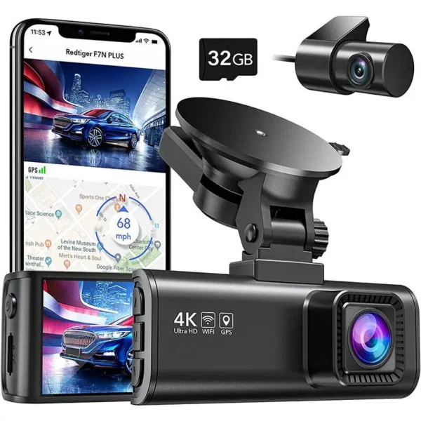 REDTIGER F7NP 4K Front-/Heck-Dashcam