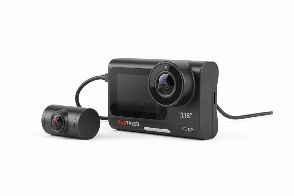 REDTIGER F7NP | STARVIS 2 Sensor | Vorne 4K + Hinten 1080P | WiFi & GPS