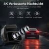 REDTIGER A4 Dashcam Vorne & Hinten