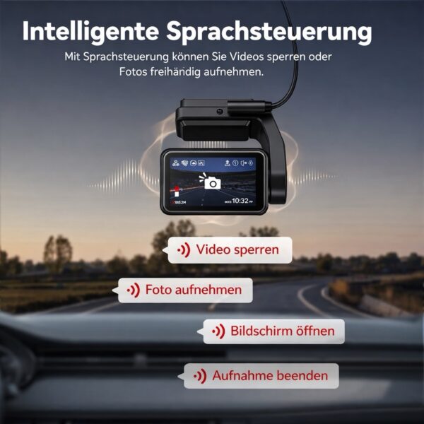 REDTIGER A4 Dashcam Vorne & Hinten